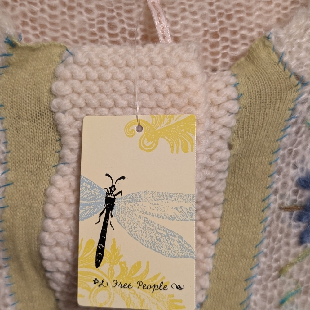 Free People Multicolor Floral Women's Cardigan - Picture 3 of 3